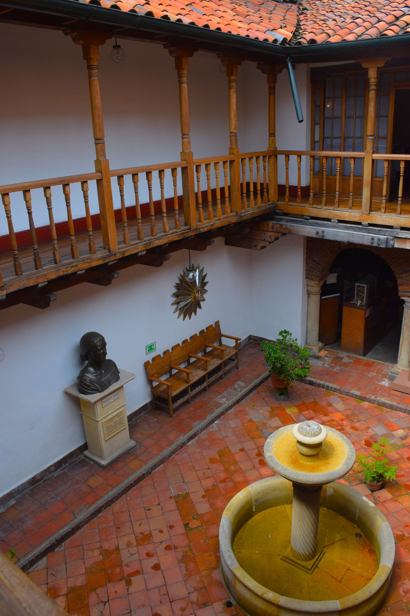 Home of Manuela Saenz in Bogota, now the Textile Museum
