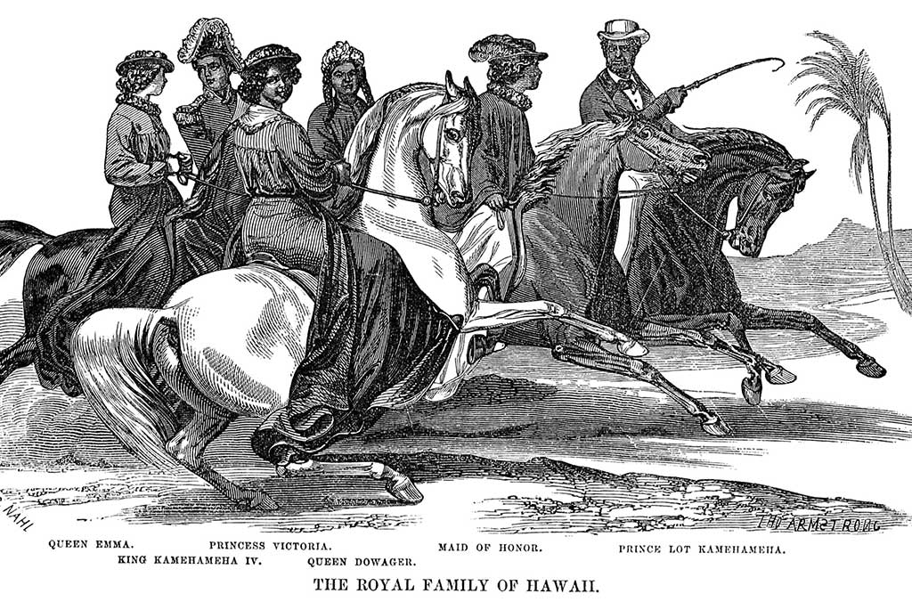 image of The Royal Family of Hawaii By Charles Nahl, Public Domain
