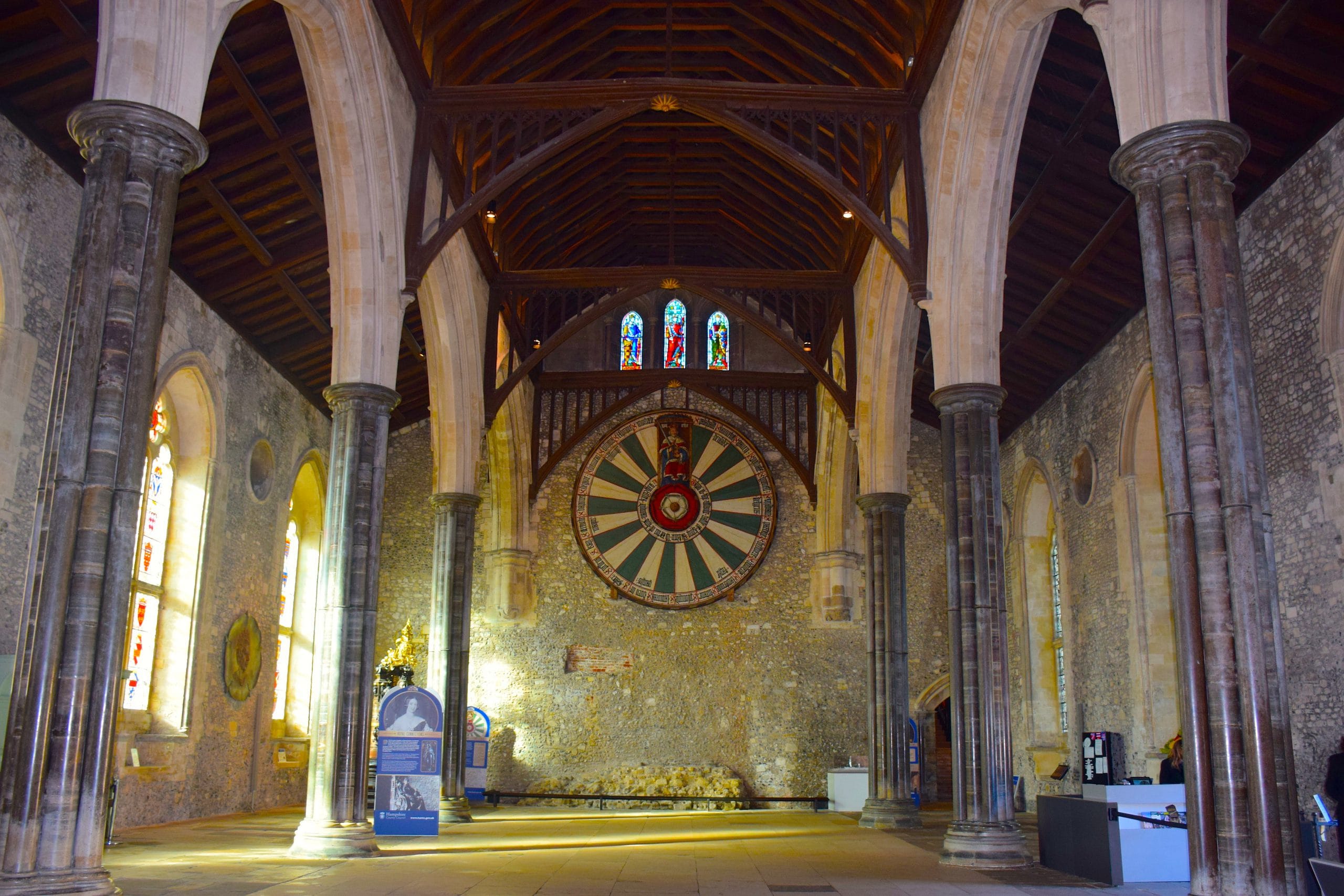 Round Table in Castle Hall Winchester