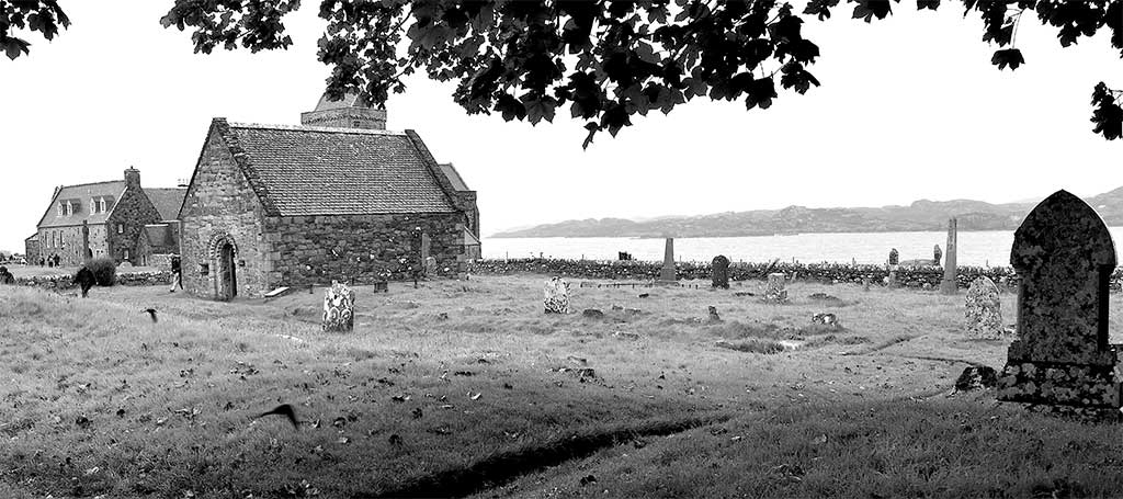 image of Iona Graveyard of Macbeth;